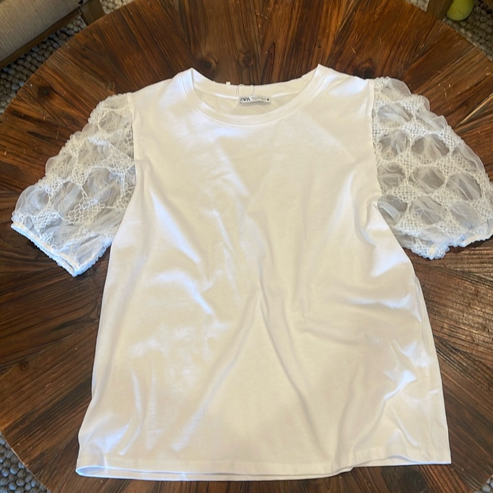 Zara Short sleeve Top size M